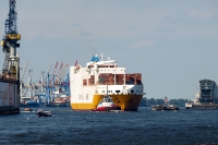 Mit der Barkasse in die Hansestadt Buxtehude